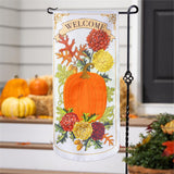 Vintage Welcome Autumn Everlasting Impression Garden Flag