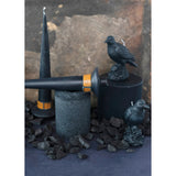 4"H Unscented Crow-Shaped Candle