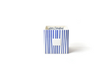 Indigo Skinny Stripe Mini Nesting Cube Medium