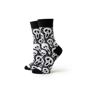 Two Left Feet Socks Spooky Screams