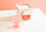 Pink Skinny Stripe Mini Nesting Cube Medium