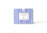 Indigo Skinny Stripe Mini Rectangle Frame