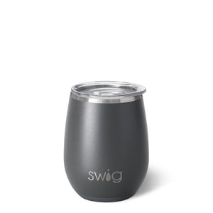 Swig Life Grey Stemless Wine Cup 14oz