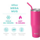 Swig Life Hot Pink Mega Mug 40oz