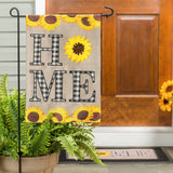Sunflower Home Garden Burlap Flag