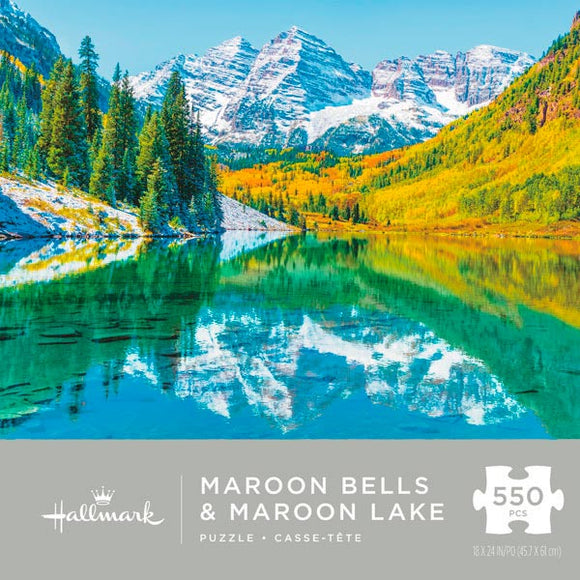 Hallmark Maroon Bells and Lake 550-Piece Puzzle