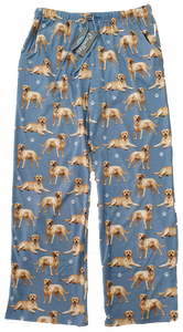 Pet Pajama Pants Yellow Labrador