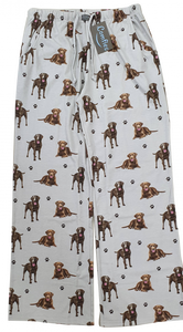 Pet Pajama Pants Chocolate Labrador