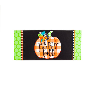 Happy Fall Pumpkin Sassafras Insert Mat