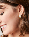 Maera Hoop Earrings Mother-Of- Pearl