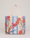 Beach Tote Oyster Factory Floral Sprigs