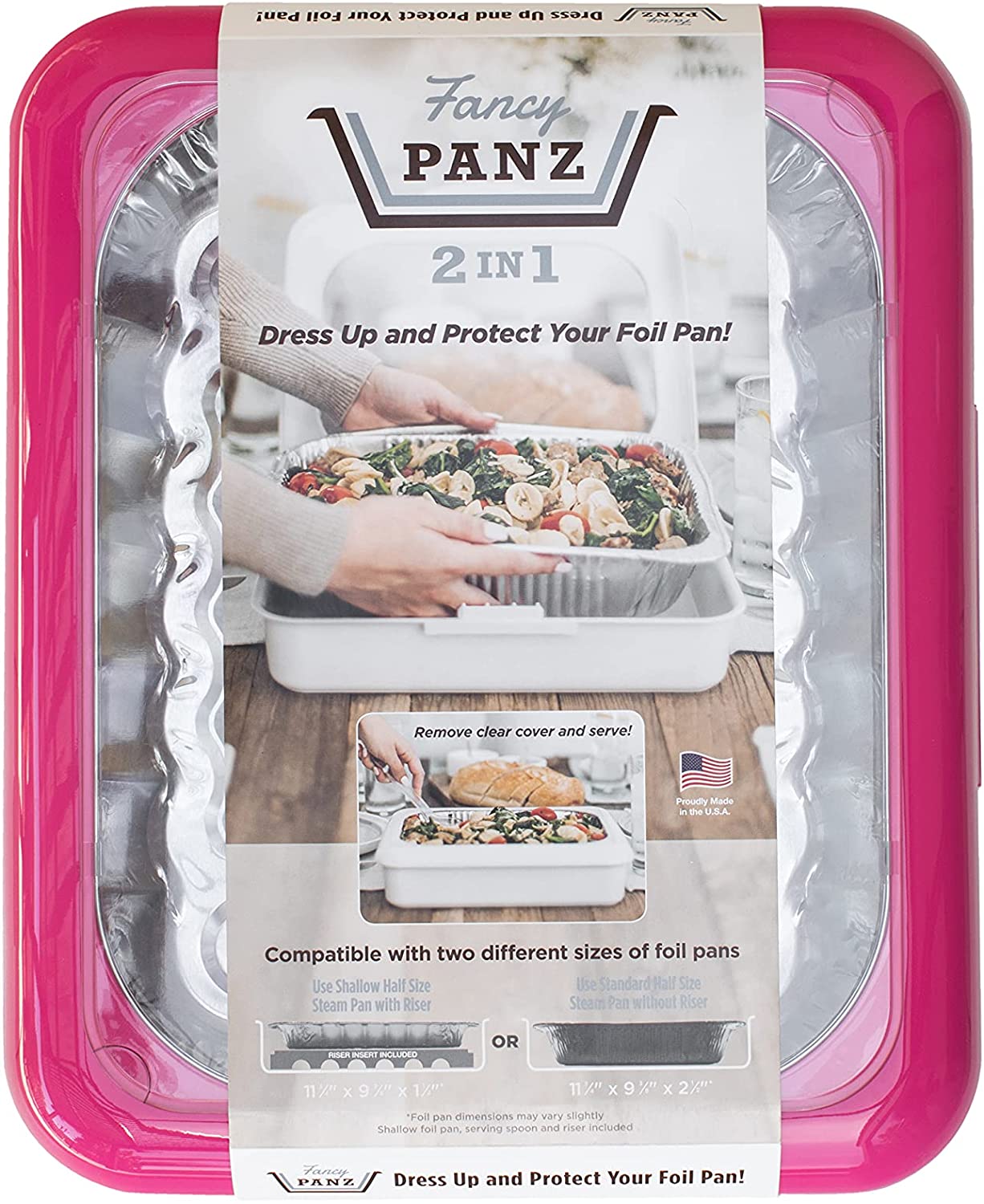 Red Classic Fancy Panz 2 in 1 Casserole Carrier