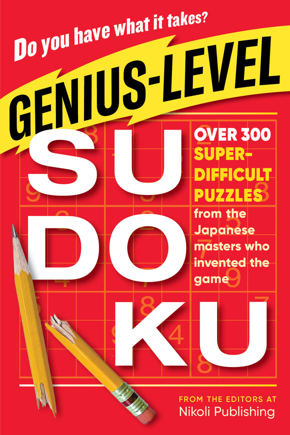 Genius-Level Sudoku Book
