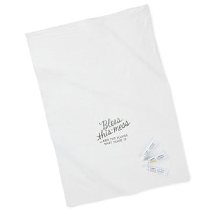 Hallmark Bless This Mess Tea Towel Handprint Kit