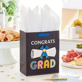 Hallmark 9.6" Congrats Grad Diploma Scroll Medium Graduation Gift Bag