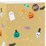 Hallmark Halloween 12-Pack Kraft Paper Goodie Bags With Stickers