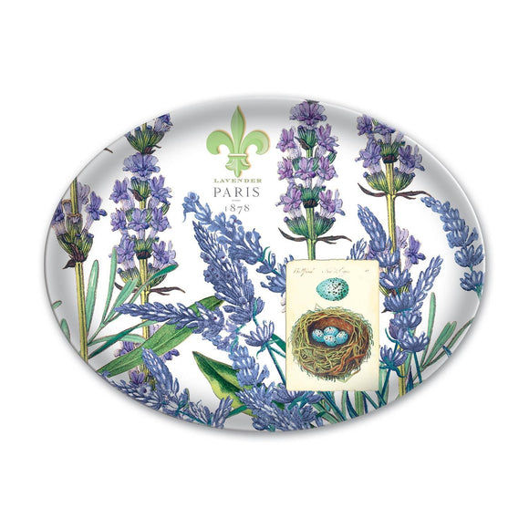 Lavender Rosemary Glass Soap Dish