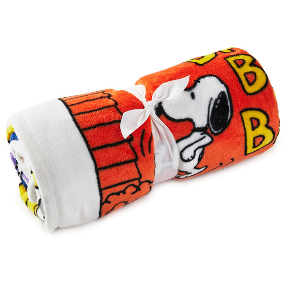 Hallmark Peanuts® Trick-or-Treat Snoopy Comic Blanket, 50x60