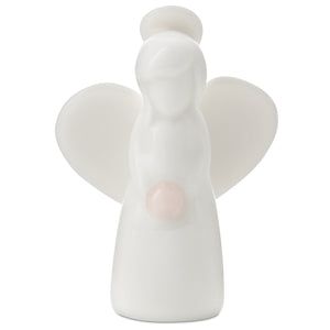 Hallmark Rose Quartz Angel of Love Mini Angel Figurine, 2"