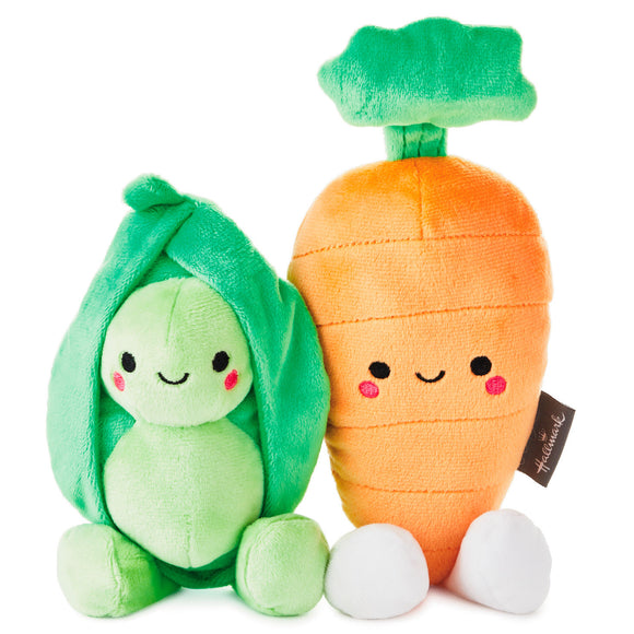 Hallmark Better Together Peas and Carrot Magnetic Plush, 4.5