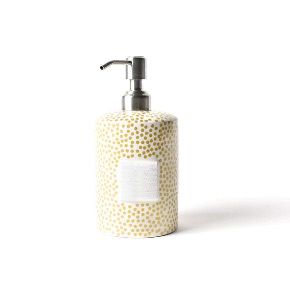 Gold Small Dot Mini Cylinder Soap Pump