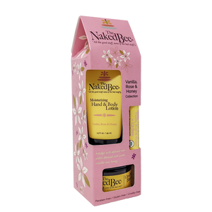 The Naked Bee Vanilla Rose & Honey Gift Collection