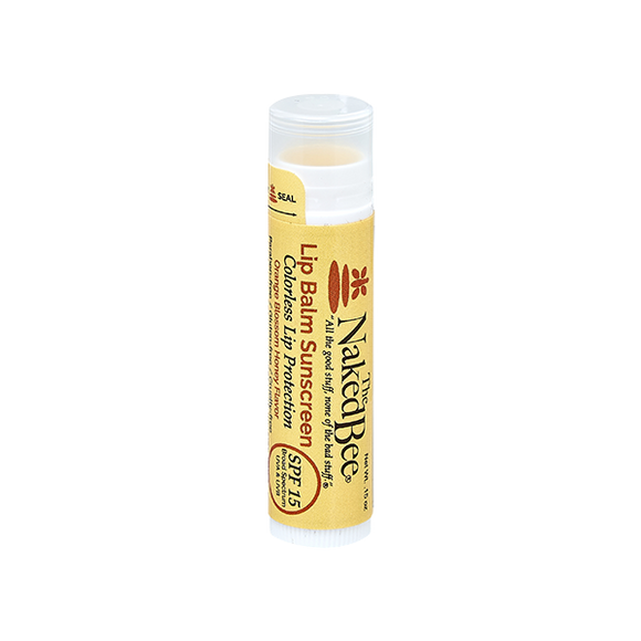 Naked Bee SPF15 Lip Balm Colorless