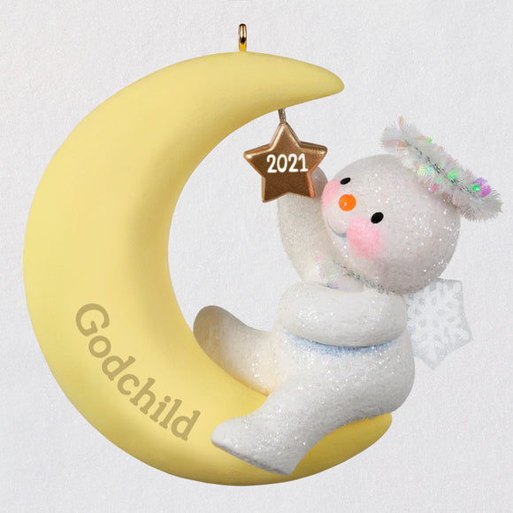Hallmark Godchild Snow Angel 2021 Ornament