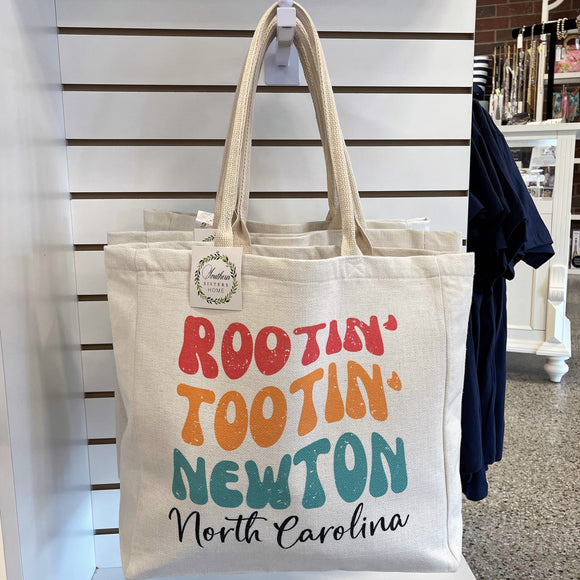Rootin' Tootin' Newton Tote Bag