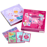 Hallmark Pretty in Pink Kids Classroom Valentines Set With Cards, Stickers and Mailbox