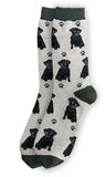 Happy Tails Socks Black Pug