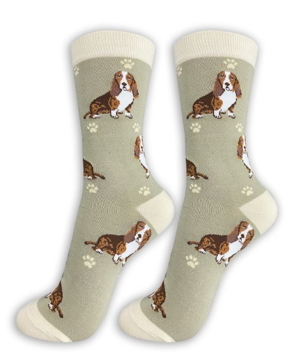 Happy Tails Socks Basset Hound