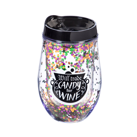 Double Wall Acrylic Tumbler Will Trade Candy for Wine